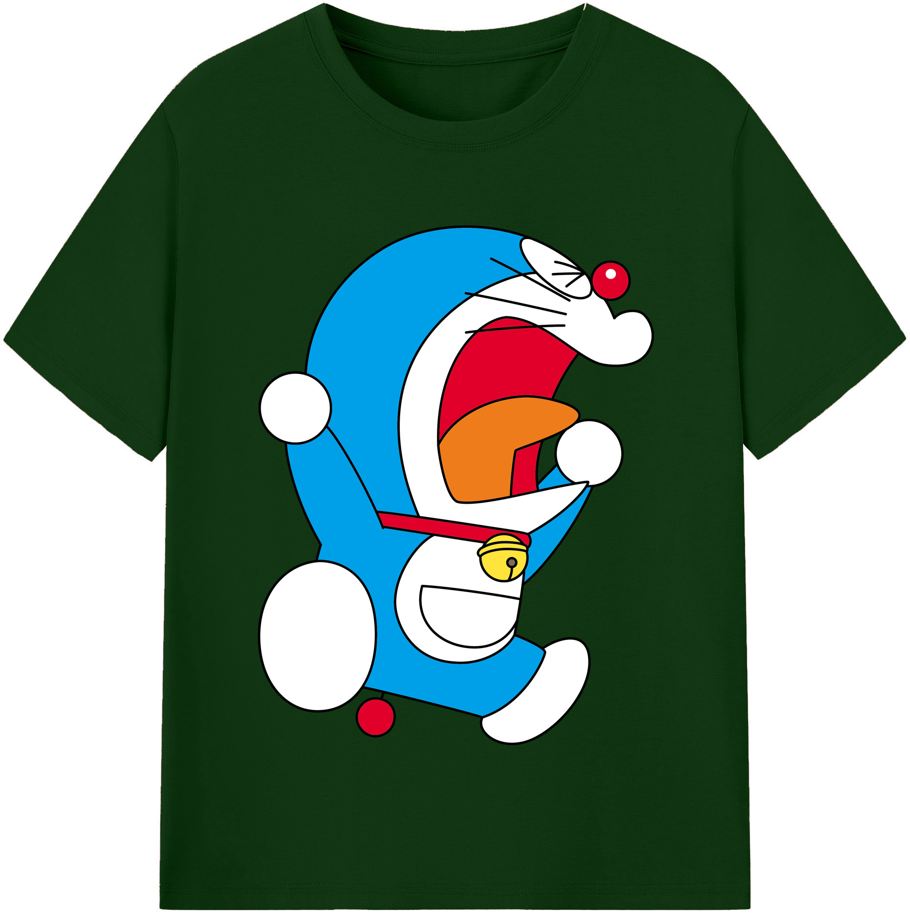 （画像用） ドラえもん Doraemon 綿100％半袖Tシャツ（フロントプリント）